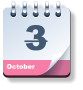 October 3